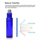 ULG Roll on Bottles 10ml Cobalt Blue Glass Empty Bottles 8 Piece