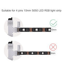 JACKYLED T Shape 4 Pins Connector 10-pack