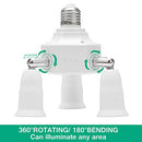 JACKYLED 4 in 1 Light Socket Splitter