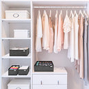 ULG 4-Pack Socks Underwear Drawer Organizer Divider
