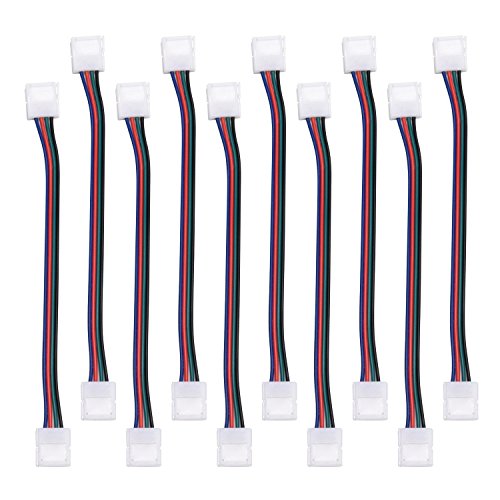 10mm 3 pin led light strip connectors for dual color / dimmable