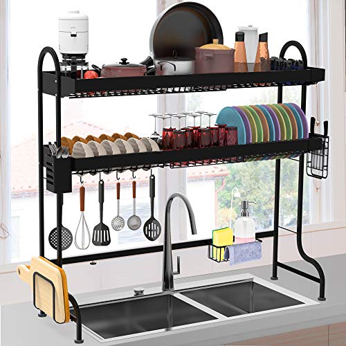 Over the Sink Dish Drying Rack, ULG Length Adjustable (24.4-37) Stai