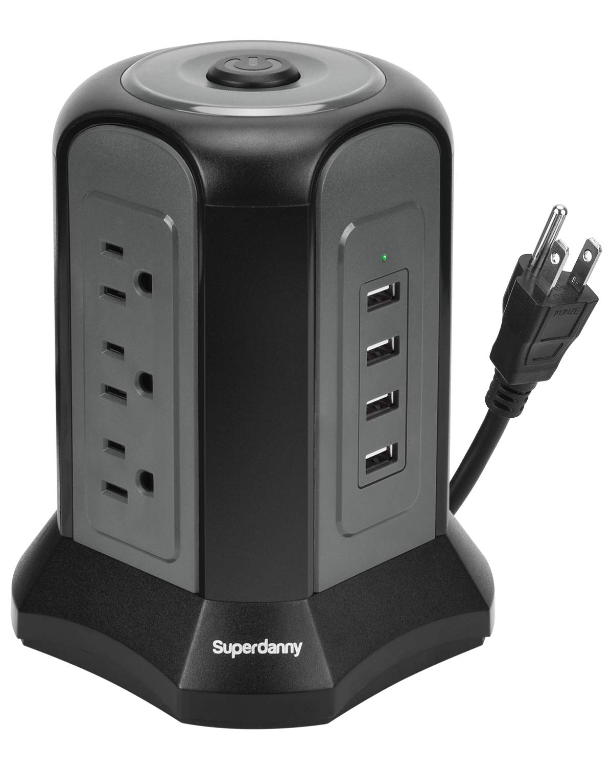 SUPERDANNY 6-Port USB Charger 8A 40W Mini USB Charging Station