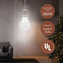 JACKYLED Extension Hanging Lantern Cord Cable 2-Pack 15Ft UL 360W