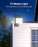 ARACKY Solar-Powered Motion Sensor Wall Light for Active Outdoor Living