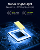 3600000 Lumens Solar Street Light Outdoor Solar Flood Lights with Motion Sensor for Outside Yard Parking Lot Lights,Waterproof LED Lights Dusk Dawn Solar Light outdoor wall yard  lights streetlamp exterior fixture basketball court Safety Garage