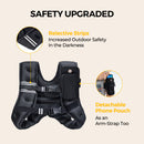 PACEARTH 12lbs Weighted Vest  for walking,weight training, running, functional fitness, HIIT, or outdoor conditioning