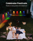 ARACKY Solar Fence Light with Ultra-Bright LEDs delivers radiant outdoor illumination with an all-weather design, ensuring reliable performance year-round.