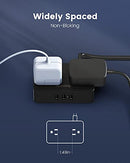 SUPERDANNY Power Strip, 4 AC Outlets, 3 USB Ports, 5ft Cord
