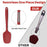 Silicone Spatula Set 5PCS ULG (Red)