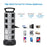 Power Strip Tower SDD005-5 Surge Protector SUPERDANNY, 18 Outlet Plugs with 4.2A 4-USB Slot