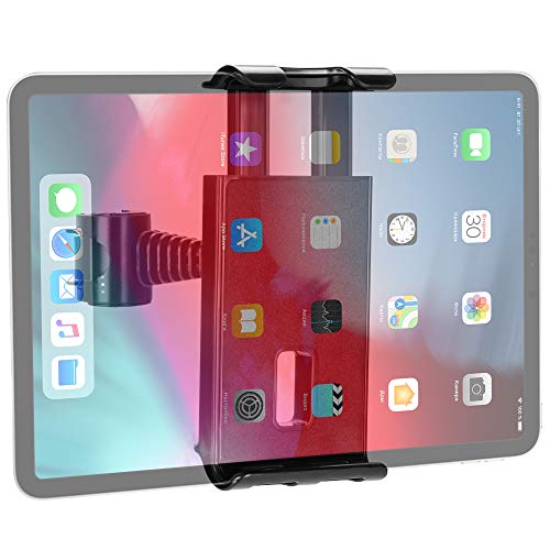 JACKYLED iPad Holder for Tripod Universal Tablet Clamp Holder Fits iPad/iPad Air/iPad Mini/Microsoft Surface/Nexus and Most Tablets for Tripods, Monopod, Selfie Stick
