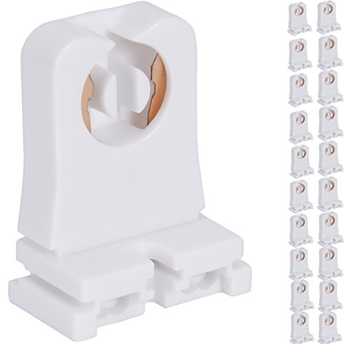 JACKYLED Non-shunted Turn Type T8 Lamp Holder 20-Pack