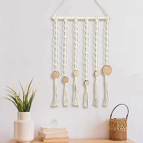 ULG Hanging Photo Display Wall Decor Macrame Wall Pictures Organizer