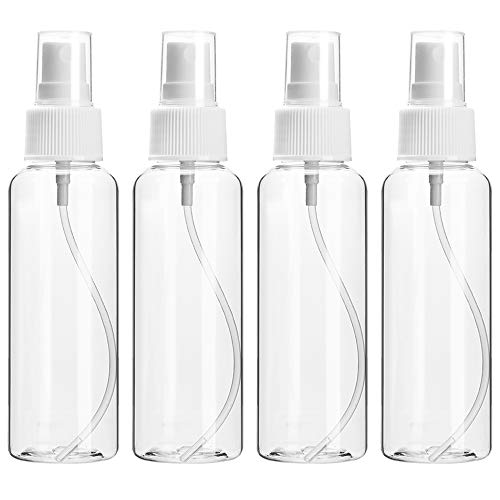 ULG Clear Spray Bottles, (3.38oz/100ml) Small Fine Mist Spray Bottle