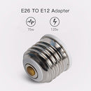 UL-listed E26 to E12 Adapter 6-Pack JACKYLED
