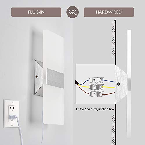 Modern LED Wall Sconce JACKYLED Set of 2