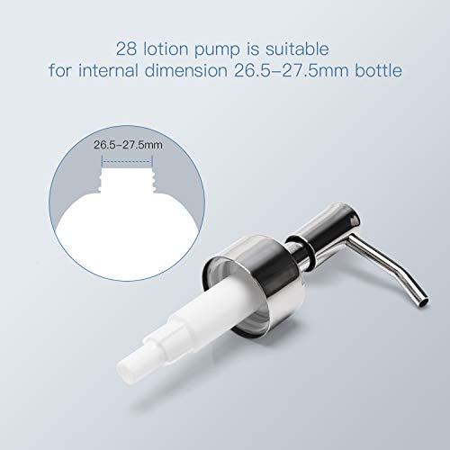 ULG Soap Pump Stainless Steel Soap and Lotion Dispensers Pump Replacement