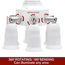 JACKYLED 7 in 1 Light Socket Splitter 6+1 E26 E27 Adapter Converter