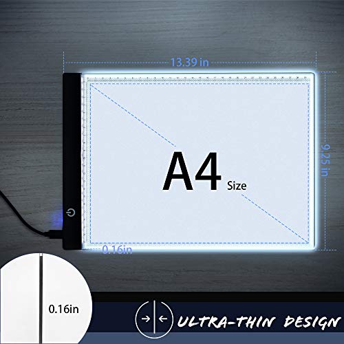 A4 LED Light Box for Artcraft Tracing, SUPERDANNY