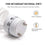 UL-Listed 13w Gu24 CFL Light Bulbs 2700k JACKYLED 1-Pack