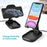 SUPERDANNY Phone Stand with Wireless Charger, Black