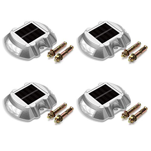 Solar Deck Lights JACKYLED 4-Pack