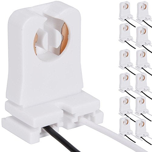 JACKYLED Non-Shunted Turn-Type T8 Lamp Holder UL Socket Tombstone