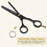 ULG 6.2 inch Professional Thinning Shears, Black