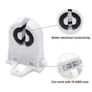 Screw Type T8 Lamp Holder JACKYLED 20-pack