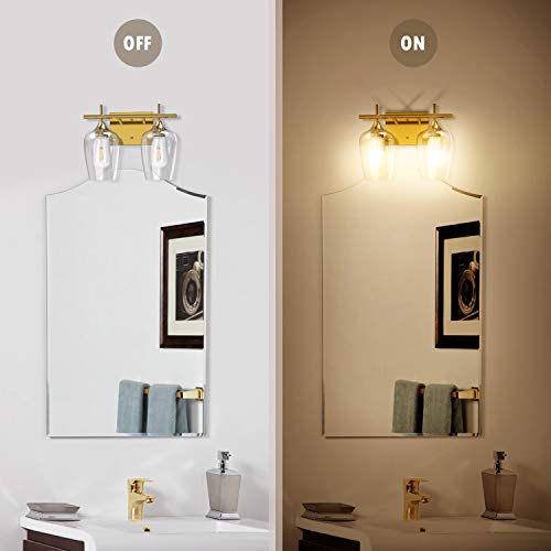 UL Listed 2-Light Bathroom Vanity Light Fixtures, JACKYLED
