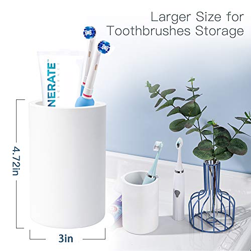 ULG Diatomite Toothbrush Holder Stand, Toothbrush Toothpaste Organizer