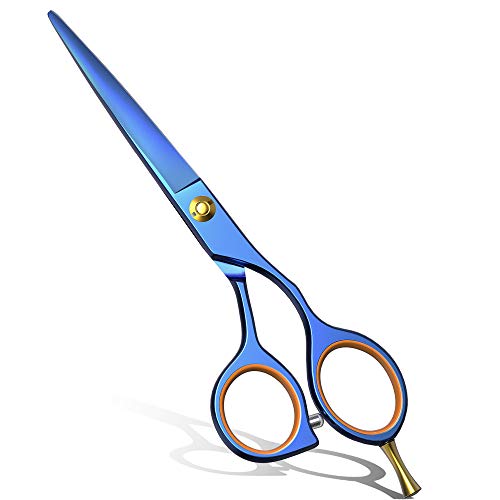 ULG 6.2 inches Hair Cutting Scissors, Blue