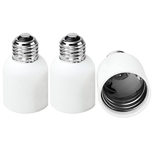 JACKYLED E26 to E39 Adapter Medium Base 3-pack