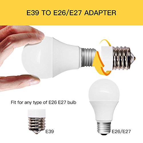 UL-Listed E39 to E26 Adapter JACKYLED