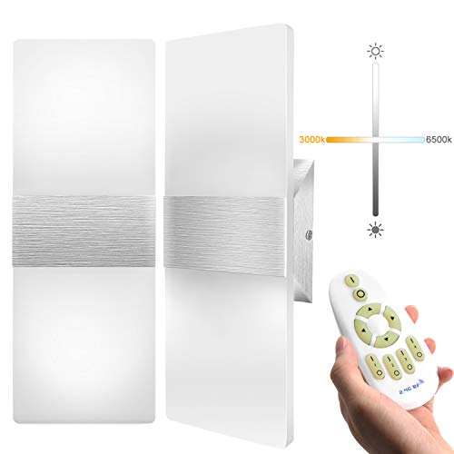 Stepless Dimming Modern Wall Sconce with Remote Control JACKYLED
