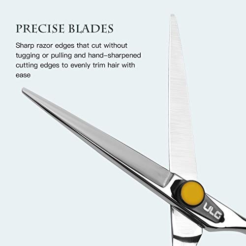Hair Scissors -VERY SHARP- Barber Hair Cutting Scissors 6.5 inch Razor Edge  Hair Cutting Shears for Salon - Made from Stainless Steel