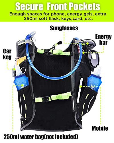 PACEARTH Running Hydration Vest 32oz/1L Bladder Included