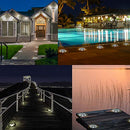 Solar Dock Lights JACKYLED Outdoor Solar Powered Driveway Lights 6-Pack