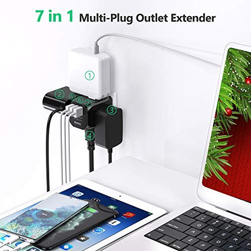 Multi-Plug Outlet Extender, SUPERDANNY Power Adapter