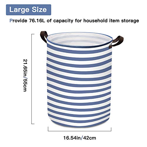 ULG 76L Freestanding Laundry Basket, 21.65" Large Storage Bin