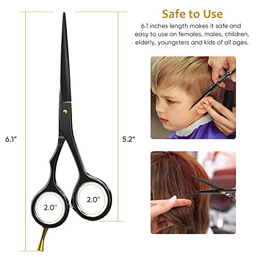 ULG Professional Hair Cutting Scissors 6.2 inch