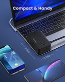 SUPERDANNY Power Strip, 4 AC Outlets, 3 USB Ports, 5ft Cord