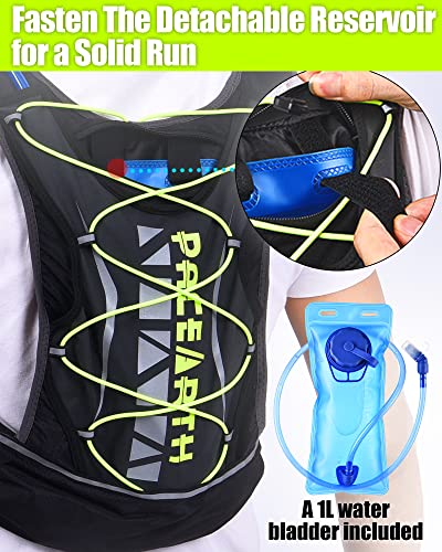 PACEARTH Running Hydration Vest 32oz/1L Bladder Included