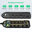 JACKYLED Power Strip Surge Protector with 45° Flat Plug, 6 Ft