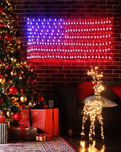 Waterproof LED American Flag Lights JACKYLED