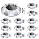 Solar Driveway Marker Lights JACKYLED 12-Pack