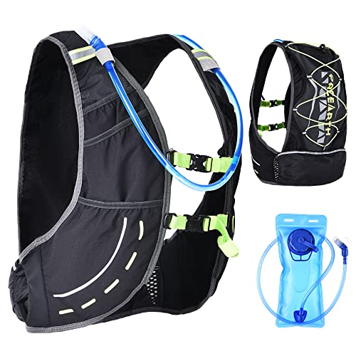 PACEARTH Running Hydration Vest 32oz/1L Bladder Included