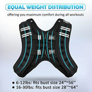 PACEARTH 30lbs Weighted Vest with Ankle/Wrist Weights