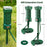 SUPERDANNY Outdoor Power Stake Timer with 10ft Extension Cord & 6 AC Outlets